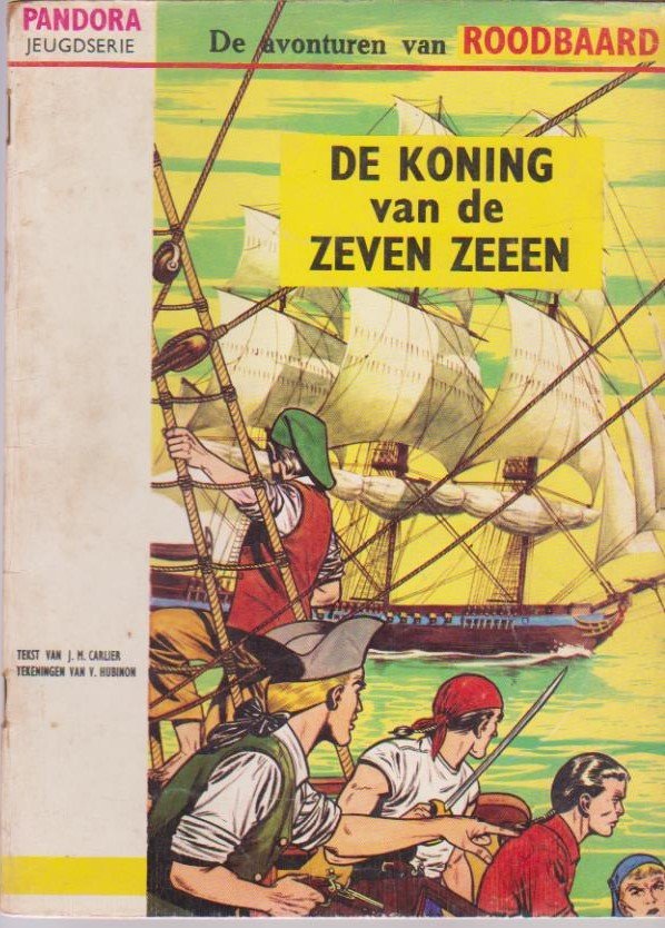 Roodbaard Pandora jeugdserie 2 De koning van de zeven zeeen - nr. 1