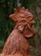 Hanen sculptuur-gemaakt van zwaar gietijzer-haan-deco - 3 - Thumbnail
