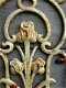 Metalen sierrek, art nouveau-rozenrek-deco-wandrek tulp - 2 - Thumbnail