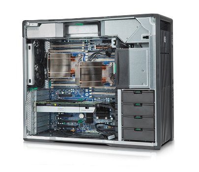 HP Z820 Xeon SC E5-2620 2.00Ghz, 16GB (2x8GB), 2TB SATA - DVDRW, Quadro 4000 2GB, Win 10 Pro - 1