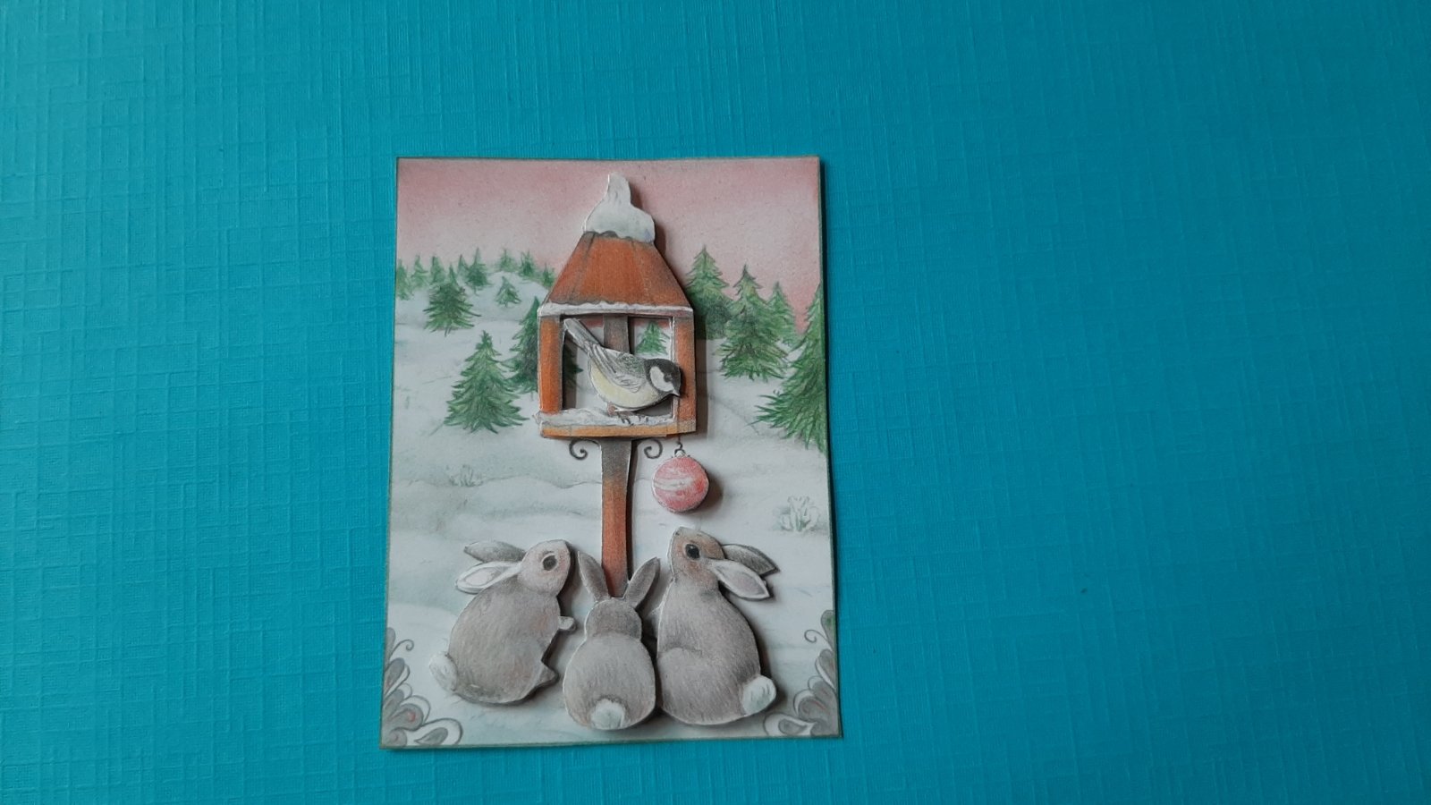 kj102 KERST Jeanine / dieren / vogelhuisje - nr. 1