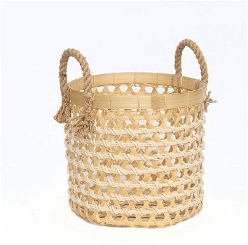 Bazar Bizar Mand Bamboo in naturel - 0