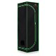 Kweektent Strattore 60x60x180 cm zwart - groen - 0 - Thumbnail