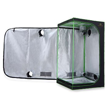 Kweektent Strattore 100x100x200 cm zwart - groen - 3