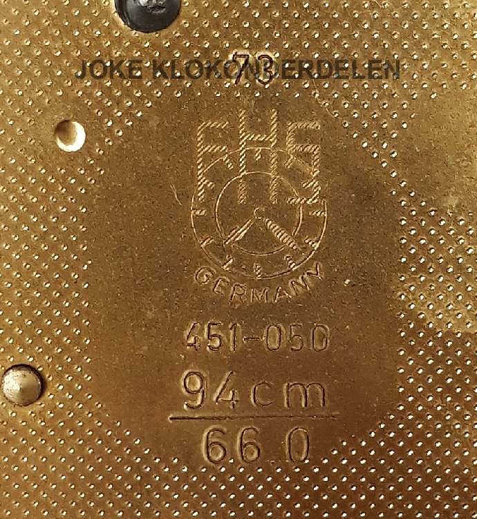 = Uurwerk = FHS 451 -050 = 94 cm. =44897 - Afbeelding 5