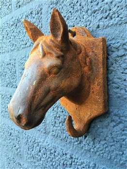 Paard kop met haken als kapstokken-paard-kapstok - 4