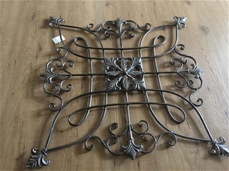 Prachtig mooi decoratief metalen wandrek-wanddeco - 5
