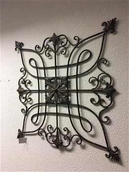 Prachtig mooi decoratief metalen wandrek-wanddeco - 7