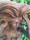 Prachtig wandornament vrouw-jugendstil-art deco-plant - 2 - Thumbnail