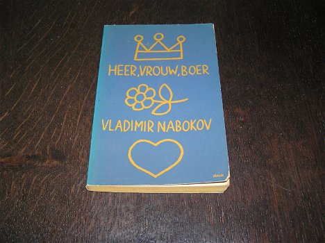 Heer,vrouw,boer-Vladimir Nabokov zwarte beertjes nr.652 - 0