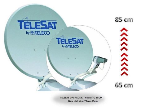 Teleco Upgrade Set TELESAT 65cm naar 85cm - 0
