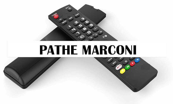 Vervangende afstandsbediening voor de PATHE MARCONI apparatuur. - 0