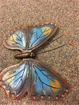 Prachtige cast iron wandvlinder-kleur-vlindertuin-vlinder - 4
