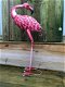 Prachtige grote metalen flamingo-fascinerend-GEWELDIG - 3 - Thumbnail