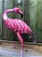 Prachtige grote metalen flamingo-fascinerend-GEWELDIG - 4 - Thumbnail