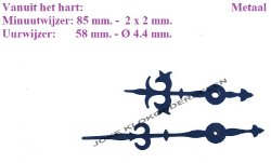 = Wijzers = regulateur =44908
