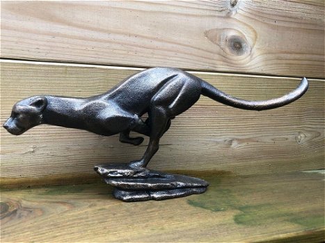 Puma in renstand, beeldhouwkunst-beeld-puma-deco - 1