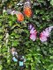 Set van 3 Vlinders, geheel metaal en vol in kleur-vlinder - 4 - Thumbnail