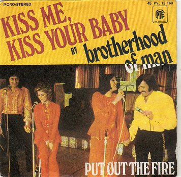 Brotherhood of man : Kiss me, kiss your Baby (FRA 1975) - 0