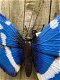 Vlinder, geheel metaal en vol in kleur-vlinder-blauw-deco - 4 - Thumbnail