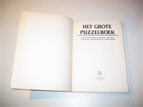Het Grote Puzzelboek Publiboek Special - 2