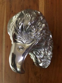 Wand ornament kop adelaar in aluminium-adelaar - 1
