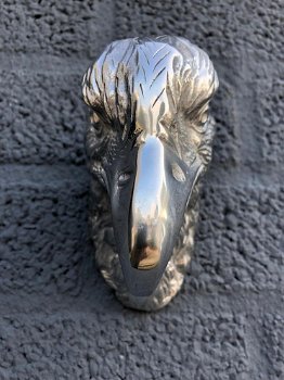 Wand ornament kop adelaar in aluminium-adelaar - 4
