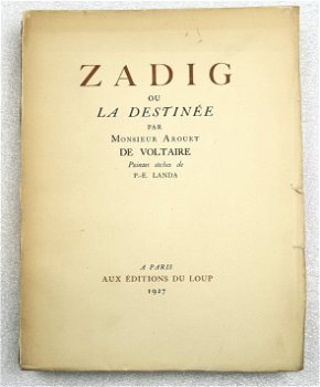 Zadig ou la Destinée 1927 Voltaire - Landa (ill.) 1/300 ex. - 3