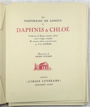 Les Pastorales de Longus ou Daphnis & Chloé 1/446 ex1943 - 0