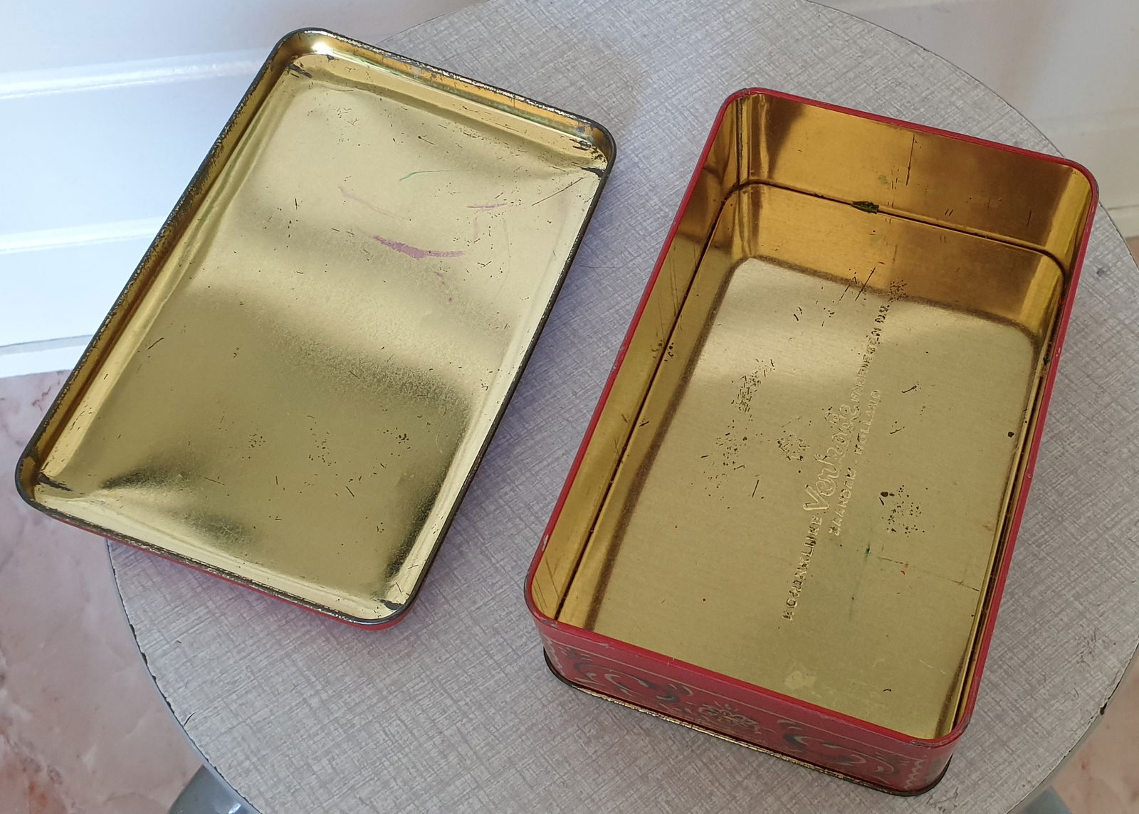 Ouderwets Verkade koekblik - Afbeelding 3