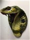 Grote imponerende cobrakop, polystein-cobra-slang - 3 - Thumbnail