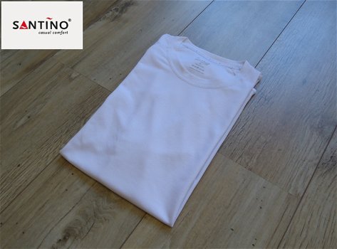 Wit sportshirt van Santino van 100% polyester (maat: XL). - 4