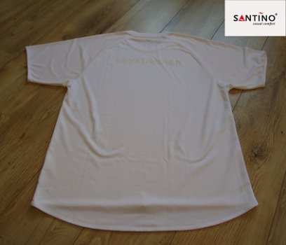 Wit sportshirt van Santino van 100% polyester (maat: XL). - 7