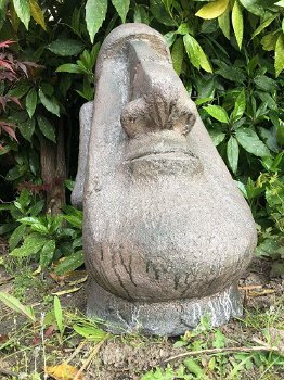 MOAI, groot polystone beeld, Paaseilanden-beeld-deco - 1