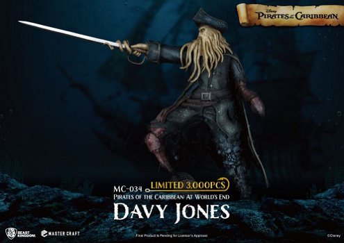 Beast Kingdom Pirates of the Caribbean Davy Jones Statue MC-034 - 4