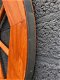 Prachtig mooi rusticaal houten wagenwiel-tuin deco-wiel - 4 - Thumbnail
