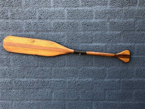 Prachtige houten peddel-roeispaan-peddel - 0