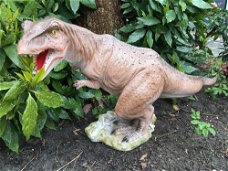 Prachtige sculptuur van een Tyrannosaurus-dino