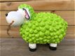 Schaap met volle vacht, polystone- beeld-schaap - 0 - Thumbnail