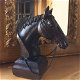 Tafel decoratie paard hoofd - sculptuur, paard- beeld - 5 - Thumbnail