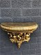 Wandornament-console, polystone, engel-muziek-gold - 2 - Thumbnail