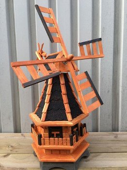 windmolen, hout geïmpregneerd-bitumen-dak-solar-verl - 3