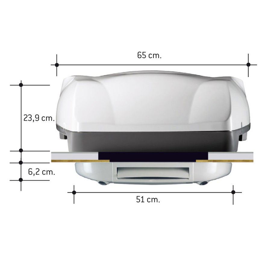 Telair 5400H, de ideale airconditioning voor uw camper. Stil en zeer energie zuinig. - Afbeelding 4