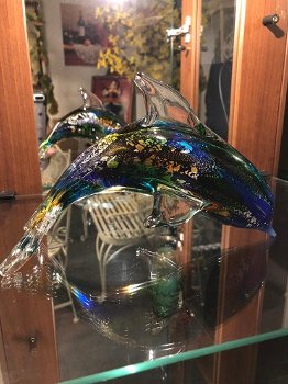 Mooi glas geblazen dolfijn-fascinerende-dolfijn-glas - 2