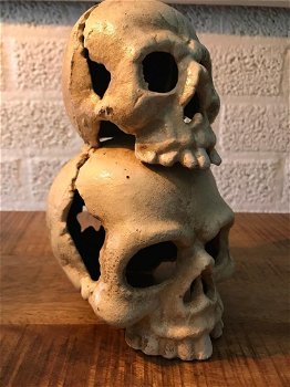 Schedels als een unieke kandelaar-kandelaar-schedel - 6