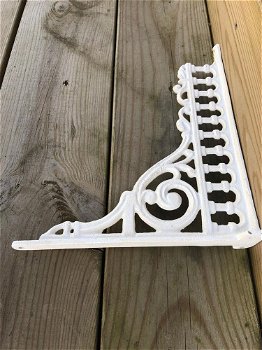 1 antieke strakke hanger,planken drage-gietijzer-white - 1