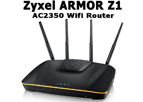 ZyXEL Armor Z1 Wifi Gigabit 4K Router, 4-port Gigabit Switch - 1