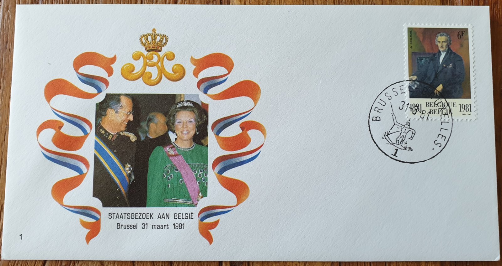 3 Enveloppen Staatsbezoek Belgie 1981 - Afbeelding 2