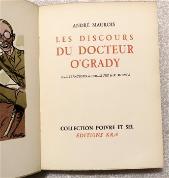 Maurois 1929 Les Discours du Docteur O’Grady - Gesigneerd - 3