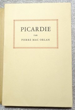 Picardie 1943 Orlan - Collot (ill) 1/821 ex. - 1